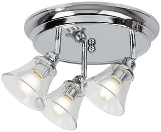 Rabalux Deckenleuchte, ohne Leuchtmittel, Antoine IP44 Badezimmer-Deckenleuchte 3xE14