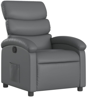 vidaXL Relaxsessel Grau Kunstleder 3205846