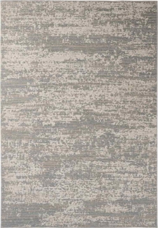 Teppich Silva aus Stoff Eckig Hellblau/Creme, 160x230 cm