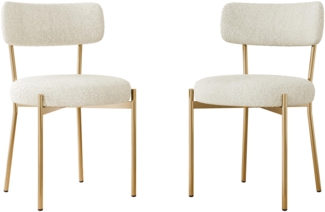 Stühl Muz DC-1176/GL (Farbe: Creme - AT02)
