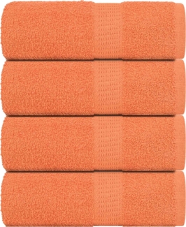 Gästetücher 4 Stk. Orange 30x50 cm 360 g/m² 100% Baumwolle 136900