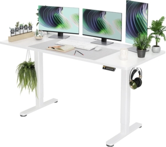 Höhenverstellbarer Schreibtisch 160x60 cm Elektrisch Standing Desk