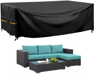 Gartenmöbel Abdeckung Wasserdicht 200x165x80cm Oxford Gewebe