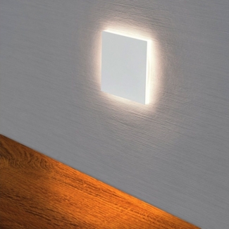 Maxkomfort LED Wandstrahler 6107, LED fest integriert, 3000K, Warmweiß, Treppenbeleuchtung