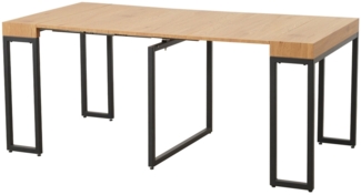 HTI-Living Jenrik Esstisch ausziehbar Eiche Hell