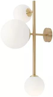 Wandleuchte DIONE 3B Messing 67,5 cm