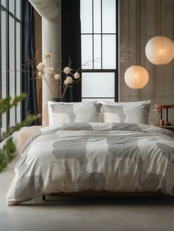 Sitheim-Europe Bettwäsche Dune Baumwolle Bettbezug & Kissenbezüge, Baumwolle, 2 teilig, Weich, geschmeidig