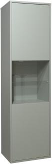 Vitrine Erna 51x45x182 Pinie Green matt Lack 14771