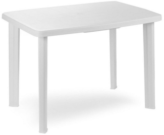 Gartentisch Outdoortisch Terrassentisch Outdoor Tisch Weiß 100x70x72cm