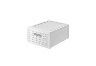 Rotho Schubladenbox Country klein, 8,3 L weiß