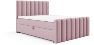 Best for Home Boxspringbett Boxspringbett 200x200 mit 7-Zonen-Bonnellfederkern & Stauraum (140x200 160x200 180x200 200x200 cm), Verschiedene Liefermöglichkeiten, TOP Preis-Leistungs-Verhältnis