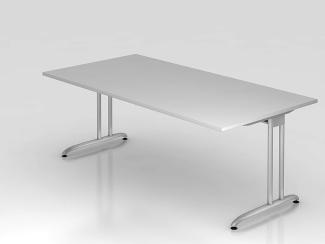 'BS2E' Schreibtisch C-Gestell 200x100 cm Grau