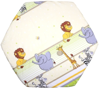 Primawela Spannbettlaken Baby Kinder 6-eck Laufgitter Laufstall Matratze 105x120cm