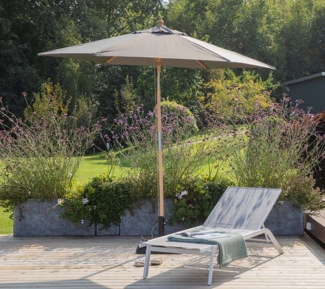 VENTURE HOME Holz Sonnenschirm Corypho |