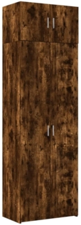 vidaXL Hochschrank Räuchereiche 70x42,5x225 cm Holzwerkstoff 3281326