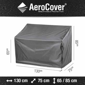 AeroCover Schutzhülle für Gartenbänke 130x75xH65/85 cm Schutzhaube Gartenbank Bankabdeckung