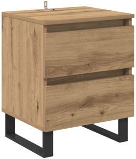 vidaXL Nachttisch Artisan-Eiche 40 x 35 x 50 cm Holzwerkstoff 881916