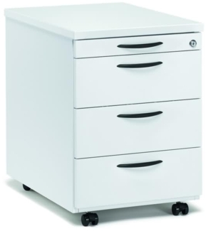 Soennecken Rollcontainer MULTI M 1+3 Schübe weiß