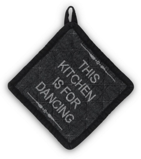 kela Topflappen Gianna, mit Aufschrift, Aufhängeschleife, waschbar bis 40°C