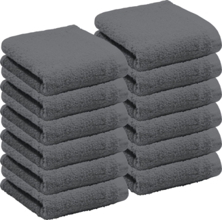 REDBEST Gästehandtuch Gästetuch "Oceanside" 12er-Pack, Frottier (12-St), Walk-Frottier Uni