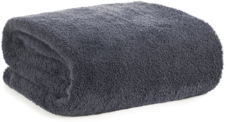 Dicke Wohndecke Kuscheldecke Sofadecke Tagesdecke Couchdecke Weiche Decke LORI dunkelgrau 170x210 dunkelgrau