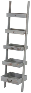 MCW Standregal T69, Hochwertige Verarbeitung, Stabil, 5 Ablagen in Schubladenoptik