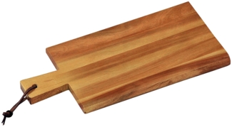 Schneide- & Servierbrett mit Tragegriff - Akazienholz - 45 x 22cm