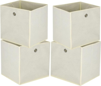 Youyijia Aufbewahrungsbox 4er Set Aufbewahrungsbox Aufbewahrungsboxen Faltbare