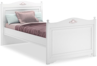 Möbel-Zeit Himmelbett RUSTIK, 2 Größen 100x200 - 120x200 cm