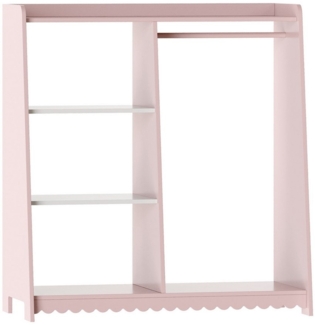 en. casa Garderobenständer, für Kinder »Vestnes« 90 x 80 x 38 cm Cotton Candy / Weiß