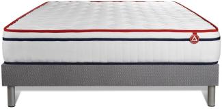 VITAL SPA matratze 140x220 cm + Bettgestell mit lattenrost, Härtegrad 4, Rückstellschaum, Höhe : 24 cm