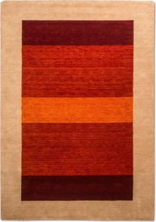 Morgenland Gabbeh Teppich - Indus - Hemilio - rechteckig - 300 x 200 - Mehrfarbig