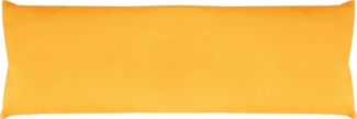Seitenschläfer Kissenhülle Kissenfüllung Körperkissen, bequem und anschmiegsam in vielen verschiedenen Farben erhältlich (ca. 40x120 cm / hellorange - marigold)