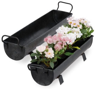 Blumenkasten Dachrinne 2er Set