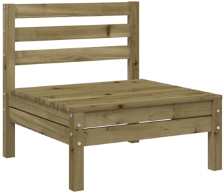 vidaXL Gartensofa ohne Armlehnen Kiefernholz Imprägniert 837997