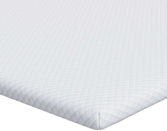 vidaXL Matratzenpads Weiß 120 x 200 cm 100% Polyester Jacquardstoff 4106214