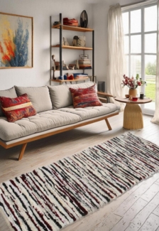 Schafwollteppich Modell 1 Läufer 150 x 60 cm