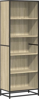 vidaXL Bücherregal Sonoma-Eiche 60x35x170,5 cm Holzwerkstoff 3300851
