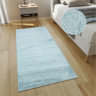Tapiso Hochflor-Läufer DELHI, rechteckig, Höhe: 30 mm, Langflor Shaggy Modern Design Flauschig Wohnzimmer Schlafzimmer