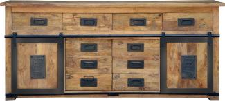 Slyder Modern Sideboard 200 x 45 x 90 Mangoholz