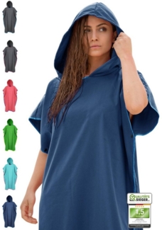 NirvanaShape Handtücher Handtuch-Poncho, Umziehhilfe & Handtuch zugleich Surf-Poncho, Quick-dry Funktion, Ideal auf Reisen zum Surfen, Strand