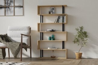 Skye Decor Bücherregal 100% MELAMINE COATED PARTICLE BOARD, 162,6 cm x 22 cm x 90 cm E1234