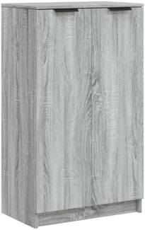 vidaXL Schuhschrank Grau Sonoma 59x35x100 cm Holzwerkstoff 817109