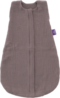 Sommerschlafsack LIEBMICH Baumwollmusselin schokopflaume, Größe 60