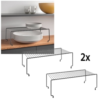 Metaltex Standregal Lava line Brooklyene, 2-tlg, stapelbar