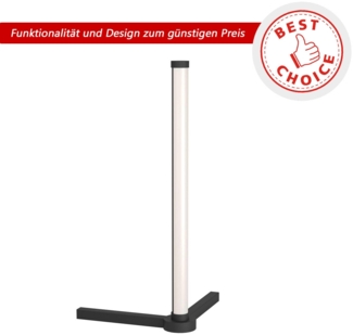 Eglo 75755 BEST CHOICE Tischleuchte RGBIC Stahl schwarz LED 1X5,9W 3000K L:20cm B:20cm H:42. 5cm dimmbar inkl. Fernbedienung