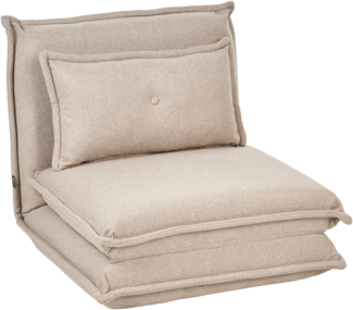 1-Sitzer Schlafsofa DELLEN Stoff Beige