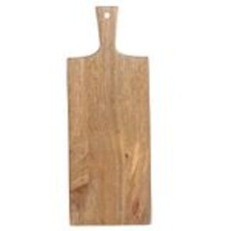 Servierbrett Holz 52cm lang mit Griff