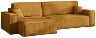 Kaiser Möbel Ecksofa mit schlaffunktion und bettkasten, BEST XL stoff Poso, Quelle, Verita, Mit Bettfunktion und Bettzeugfach