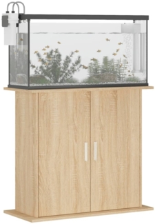 vidaXL Aquariumständer Sonoma-Eiche 81 x 36 x 73 cm Holzwerkstoff 833602